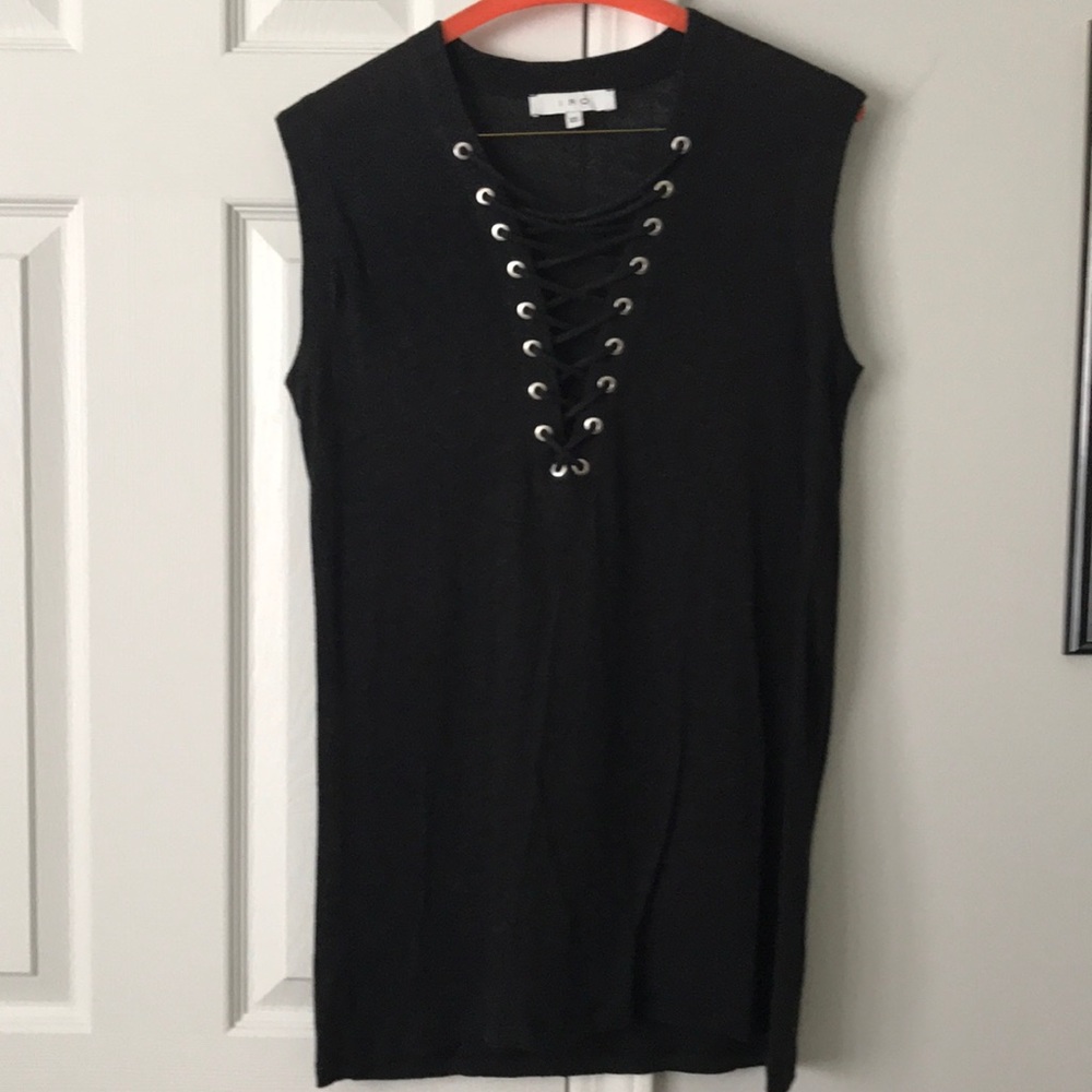 IRO lace up top